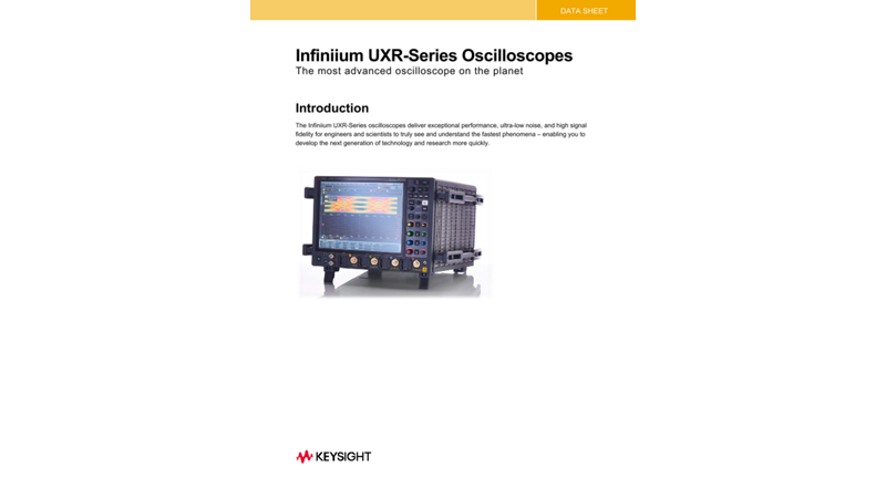 Infiniium UXR-Series Oscilloscopes
